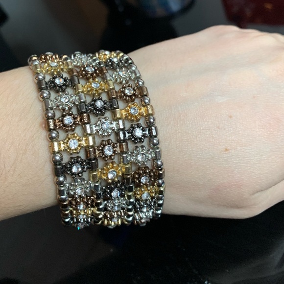 4 colors metal bracelet with diamonds💎 - Picture 6 of 6